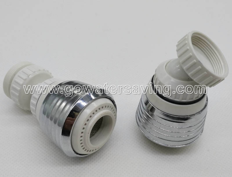 2 function swivelling kitchen aerator